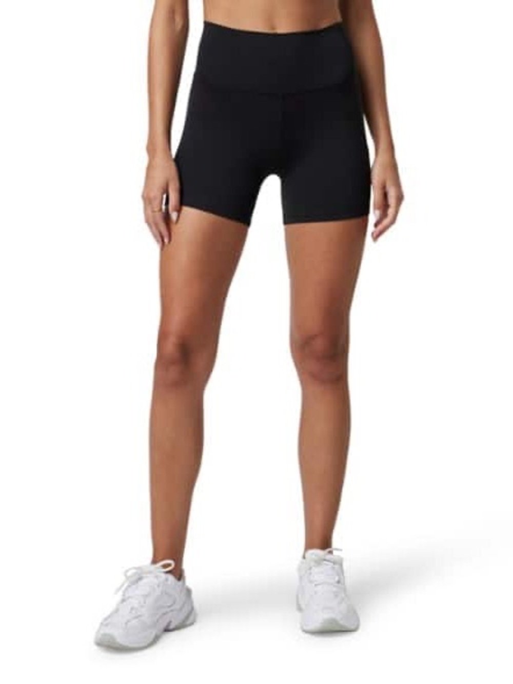 NWT Vuori All the Feels High-Waist Black Athletic Bike Shorts XL